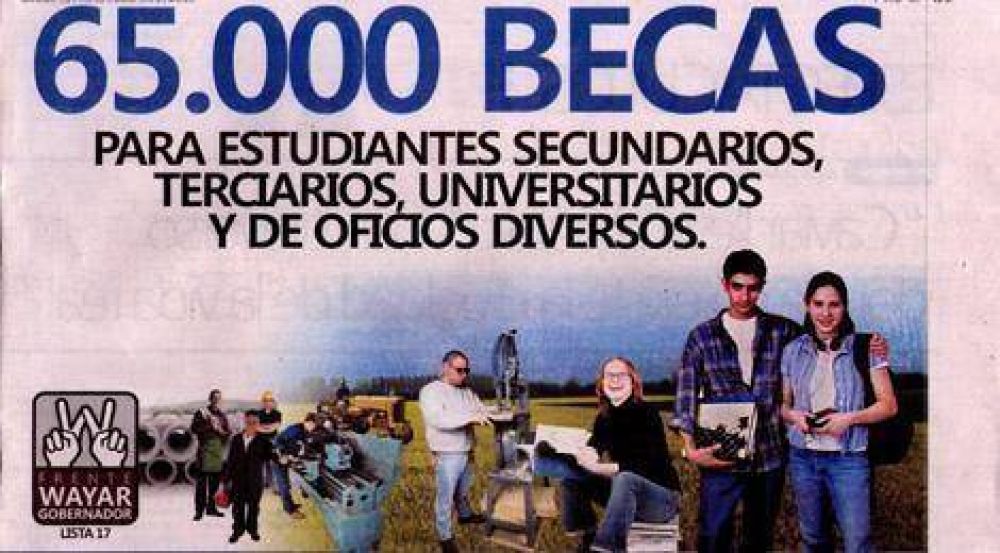 Programa Provincial de Becas - Frente Wayar Gobernador