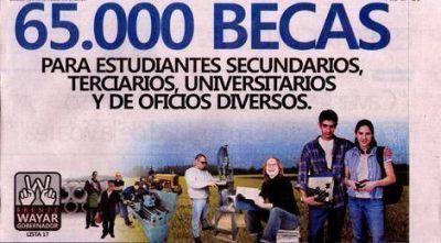 Programa Provincial de Becas - Frente Wayar Gobernador