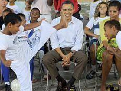 Tras la visita de Obama, volvi� Lula