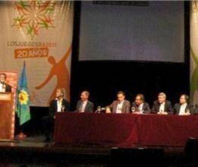 Carignani en el acto por los Juegos BA 2011 