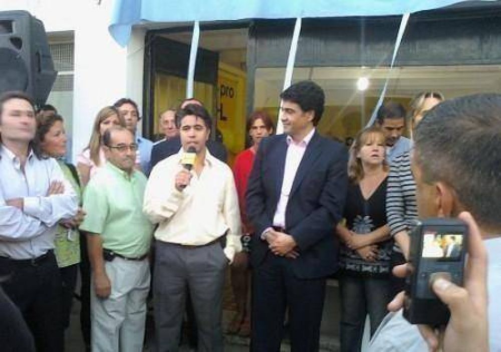 Jorge Macri inaugur� el local lujanense del PRO y ratific� a Pablo Merlo como el candidato a intendente