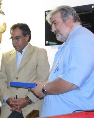 ESCOBAR - SANDRO GUZMAN FUE DECLARADO �VISITANTE DE HONOR� POR EL CONCEJO DELIBERANTE DE SAN MIGUEL