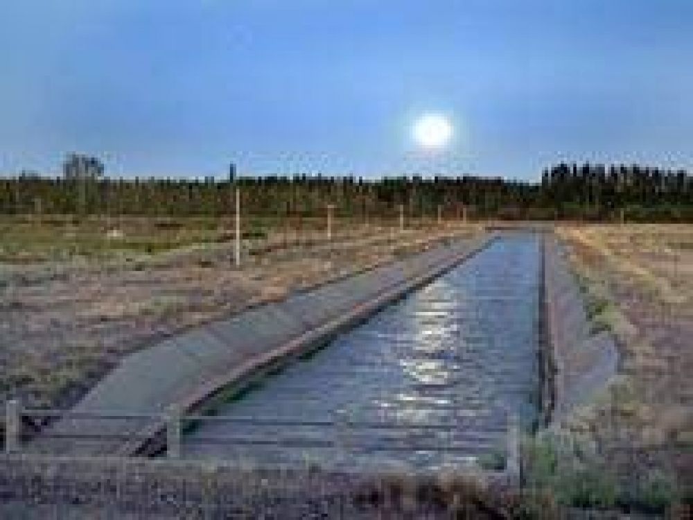 Por m�s de $10 millones, licitan obras en sistema de riego de R�o Colorado