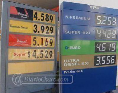 Combustibles: los aumentos ya son oficiales en las estaciones locales 