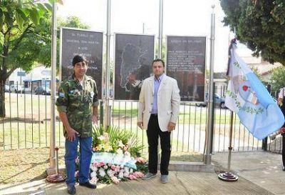 SAN MART�N - DANIEL IVOSKUS PARTICIP� DE LOS ACTOS CONMEMORATIVOS DE LA GESTA DE MALVINAS 