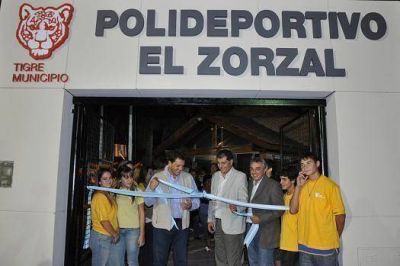 Massa inaugur� las nuevas instalaciones para El Zorzal