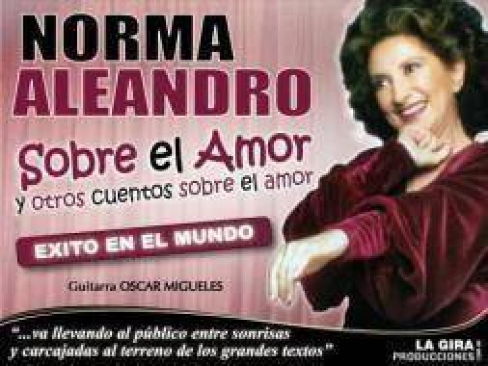 Bah�a Blanca: Entregaron reconocimiento a Norma Aleandro
