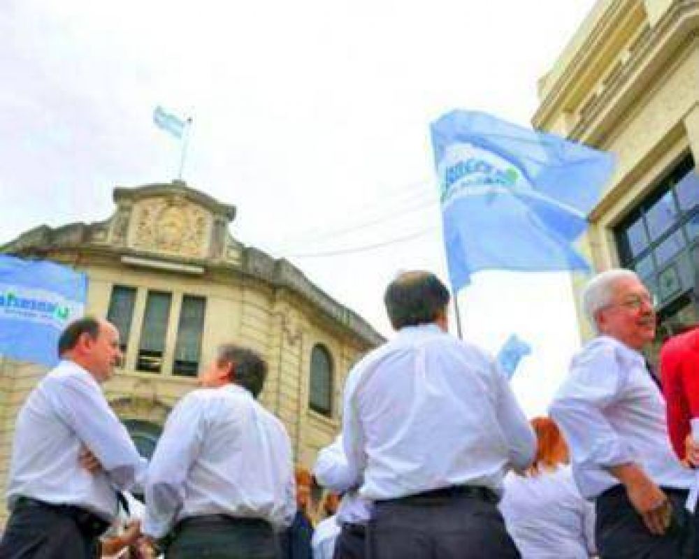 Marcha por el traspaso de la Caja de Jubilaciones