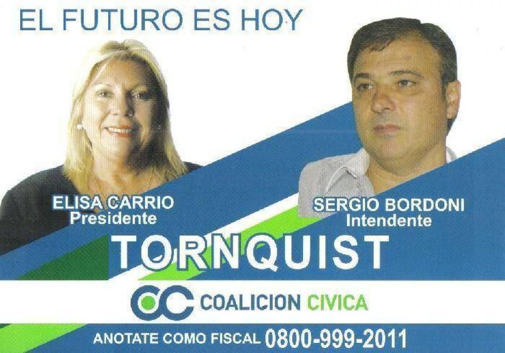 Aparecieron los primeros afiches de campa�a