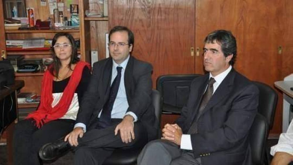 Andr�s Rosa recibi� a los coordinadores del equipo de Seguridad de De Narv�ez 