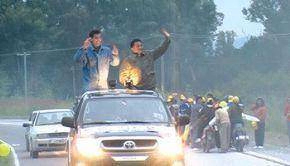 En Rosario de Lerma hubo un caravana en apoyo a Ramos