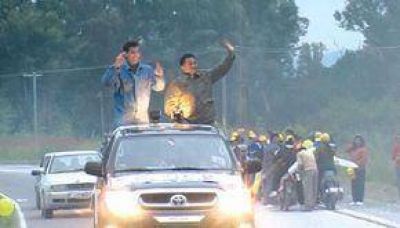 En Rosario de Lerma hubo un caravana en apoyo a Ramos