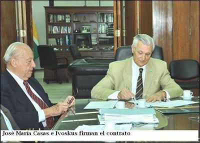  SAN MART�N - IVOSKUS FIRM� CONTRATO PARA EL DESARROLLO DE TRABAJOS EN EL PARQUE INDUSTRIAL