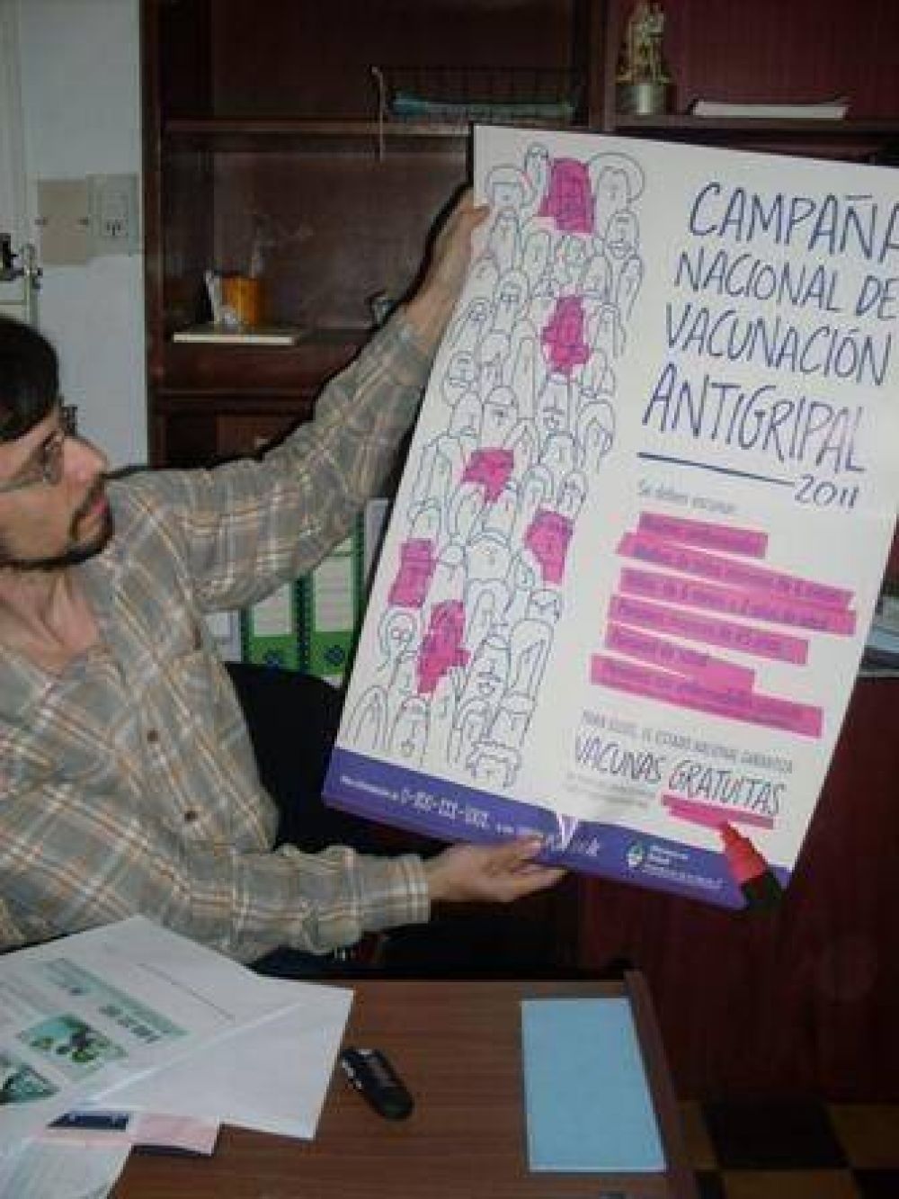 Se realiza la vacunaci�n antigripal 2011 en Saladillo