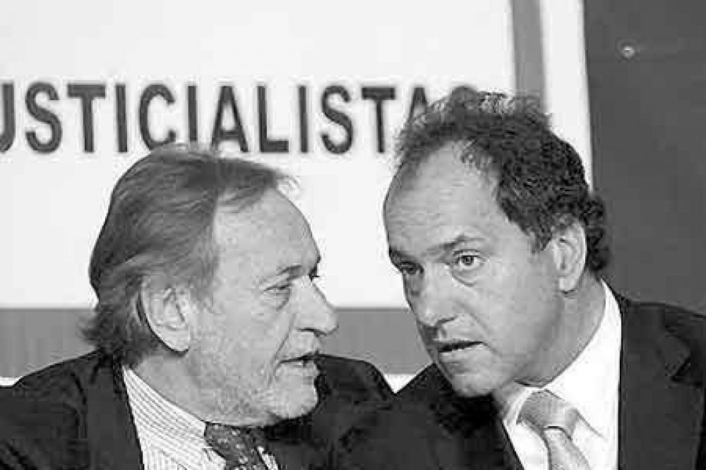 Scioli record� a Balestrini en una misa en La Matanza