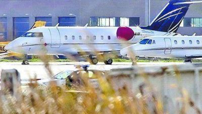 Espa�a confirm� que la droga se carg� en la base a�rea de Mor�n