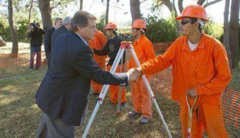 Empieza la construcci�n del colector Marcos Sastre