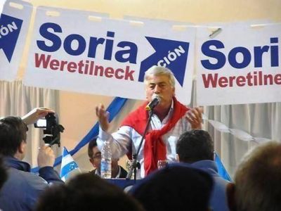  Soria recorri� la L�nea Sur