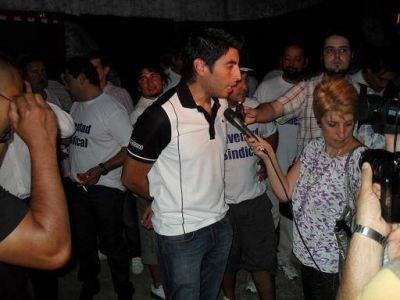 FACUNDO MOYANO VISITO LANUS Y AL INTENDENTE DIAZ PEREZ