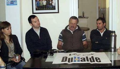 Eduardo Duhalde llegar� a Olavarr�a el pr�ximo 17 de mayo 