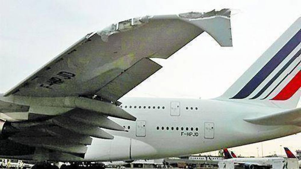 Dos aviones y un ins�lito accidente en Nueva York