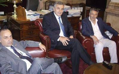 Camarda particip� de la proclamaci�n de Ricardo Alfons�n para las presidenciales