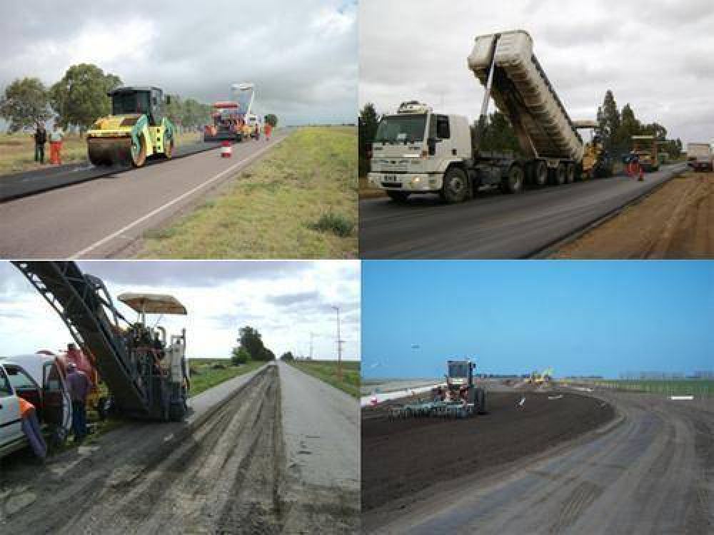 Siguen las obras de Vialidad en la ruta 3