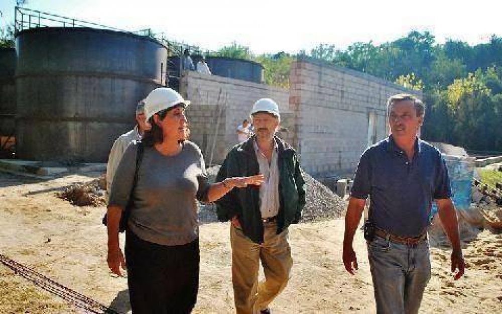 Graciela Rosso recorri� obras en la localidad de Open Door