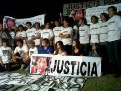 Marcha y pedido de justicia por la muerte del ex futbolista de Racing y River, Adri�n De Vicente