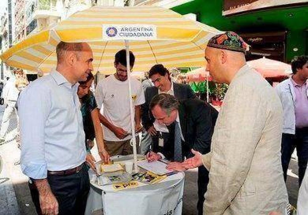 Larreta y Bergman, juntos en campa�a