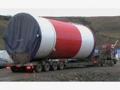 Llegan los m�dulos de la chimenea