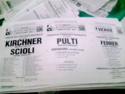 Las boletas ahora no podr�n incluir las caras de Per�n, Evita ni de Kirchner