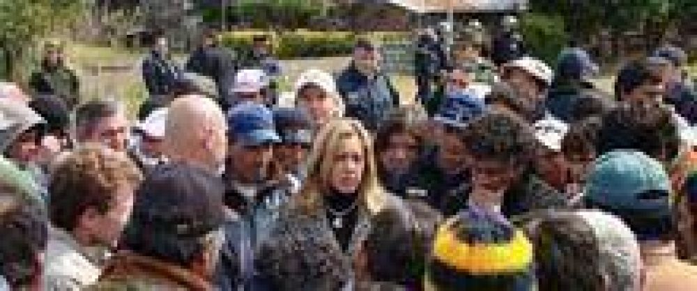 Vischi desactiv� un conato de piquete en el frigor�fico Tom�s Arias