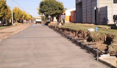 �Vamos a trabajar fuertemente para tratar de hormigonar la mayor cantidad de cuadras posibles�