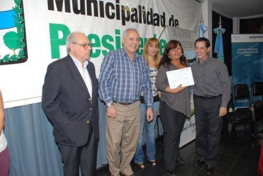 PTE. PER�N - ENTREGA DE CERTIFICADOS DE CAPACITACI�N