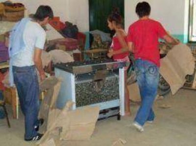 Hogares de internaci�n recibieron equipamiento de Desarrollo Social