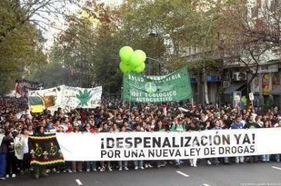 Bariloche se suma a la marcha mundial de la marihuana