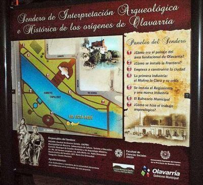 Un sendero en el Parque del Bicentenario recorre la historia del casco fundacional de la Ciudad