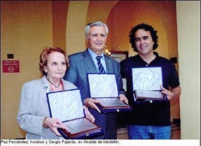 SAN MART�N - IVOSKUS FUE DISTINGUIDO EN M�XICO