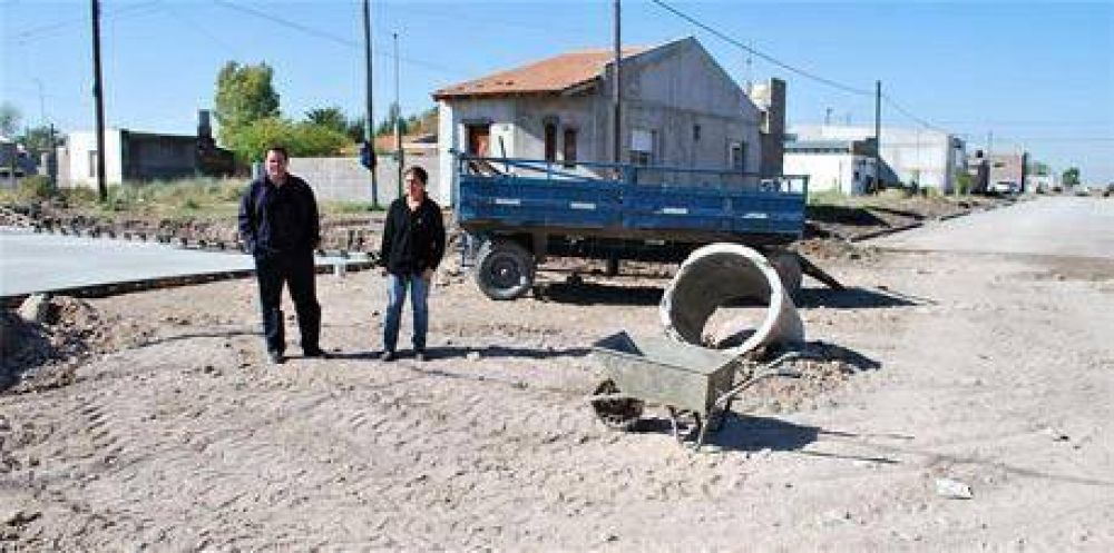 Finaliz� la pavimentaci�n de 50 cuadras en el barrio Mart�n Fierro