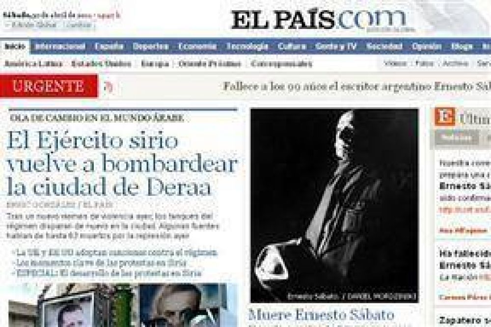 Los medios del mundo se hacen eco de la noticia de la muerte del escritor