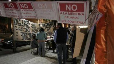 Otro D�a del Trabajador con los m�dicos protestando en la Plaza