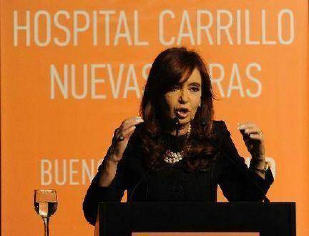 La Presidenta inaugur obras en el hospital Carrillo de Tres de Febrero