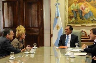 Scioli respald� la candidatura de Cheppi