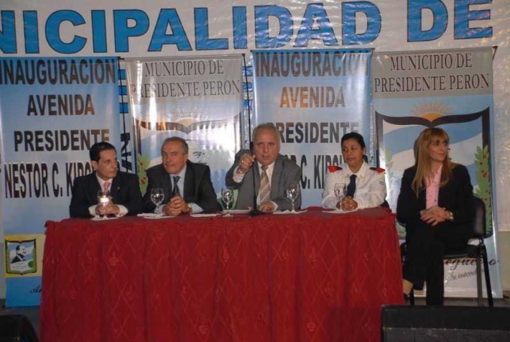 PTE. PER�N - INAUGURACI�N DE LA AVENIDA PRESIDENTE N�STOR KIRCHNER