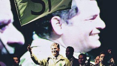 Tras el referendo, Ecuador qued� partido en dos