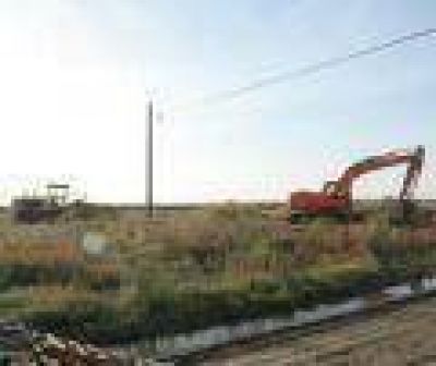Se iniciaron los trabajos en el parque costero "Laguna La Salada" 