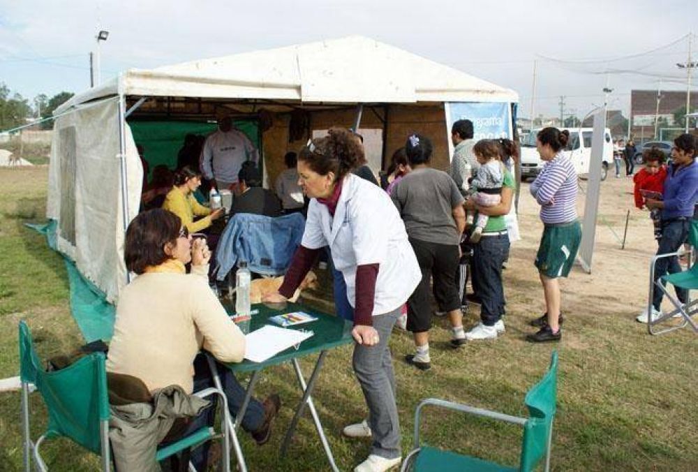 Controles de salud en barrio El Progreso