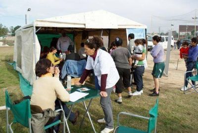 Controles de salud en barrio El Progreso
