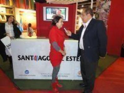 El stand de Santiago fue un espacio de encuentro
